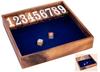 Shut The Box 2 Players - Track Game - Ecological Wooden Game - from 6 Years Old