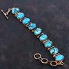 Тибетский бирюзовый браслет медный браслет украшения ручной работы регулируемая цепочка браслет с драгоценным камнем очень красивые медные украшения подарки на годовщину