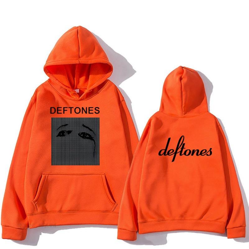 Deftones Череп Черный Толстовка Мужчины Женщины Винтаж