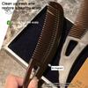 Dandruff Comb Self-Cleaning Hollow Tooth Scalp Massage Grease Particle Dirt Removal Itching Reduction Scalp Care Comb with Skin Scraping Handle