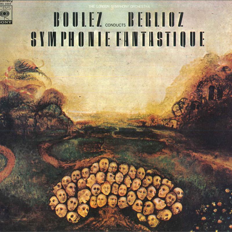 LP Record PIERRE BOULEZ, LONDON SYMPHONY ORCH - Berlioz: Symphonie Fantastique SOCL1033 CBS SONY 1974 Japan Obi Classical Used