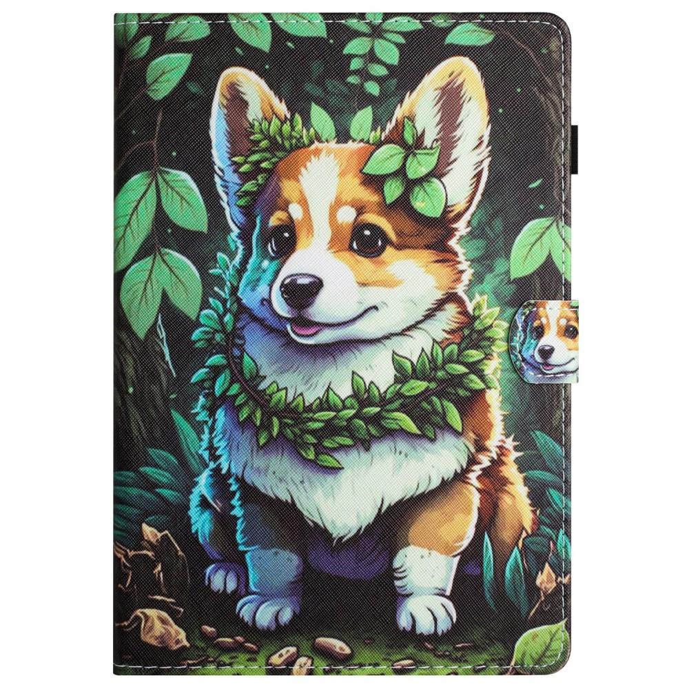Lenovo Tab M11 case, with flap, corgi dog