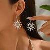 Серьги-подсолнухи ювелирные изделия женские легкая роскошь нишевые высококлассные серьги сплав аксессуары новые серьги