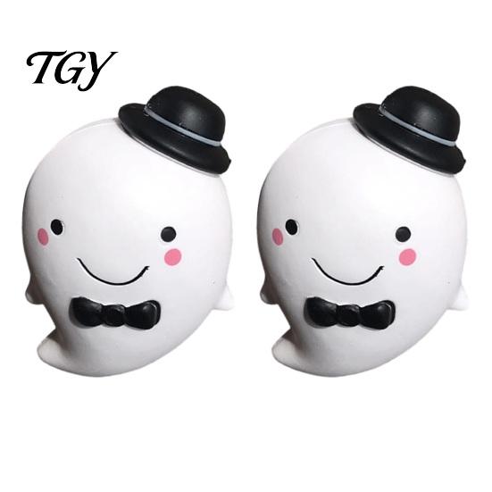 Stress Relieving Gadgets 1/2/3Pcs Halloween Gentleman Ghost Squeeze Toy, Bow Relief Toys Decompression Sensory Desk Party Favors Adults