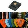 Guitar Pick Case Plectrum Holder Portable with Snap Button Gift Hold 3 Picks Organizer for