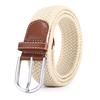 "Trendy Men's & Women's Braided Belts - Elastic Pin Buckle, Korean Style Casual Canvas"
