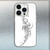 Готический Кибер Сигил Крест Чехол для Телефона Для iPhone 16,15,14,13,12,11,Mini,Pro,MAX Белый Матовый Ударопрочный Чехол