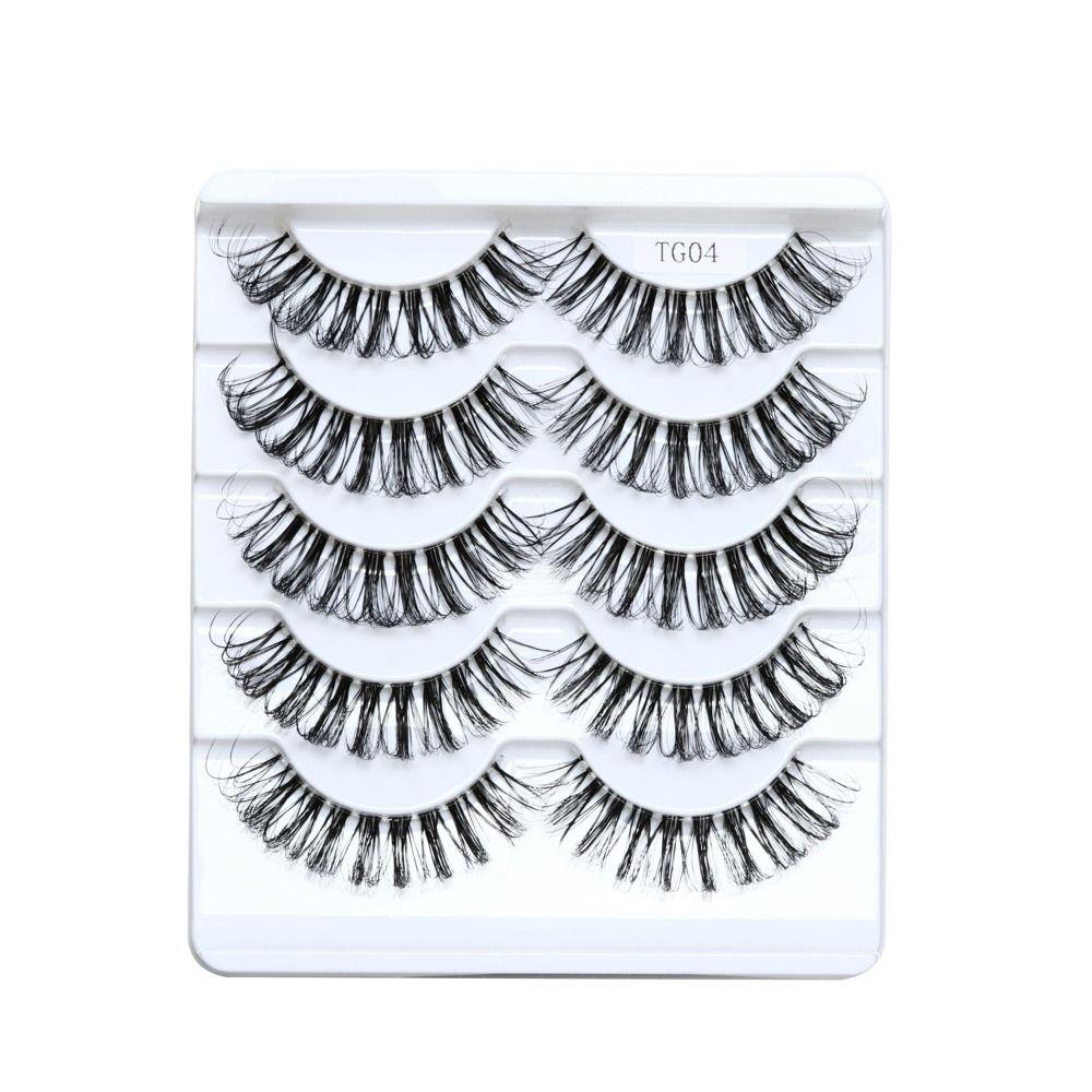 Накладные ресницы «кошачий глаз» Тонкие накладные ресницы Прозрачная лента для наращивания ресниц Русские полоски