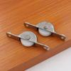 Iron Sliding Door Bottom Pulley Nylon Slotted Door Wheel Portable Barn Door Rollers  Worker