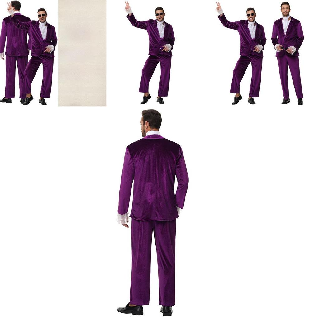 Костюм для косплея на Хэллоуин в винтажном хип-хоп стиле для взрослых и подростков