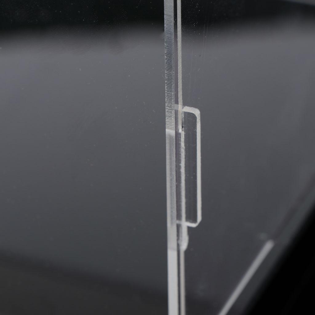 Прозрачный акриловый дисплейный ящик пылезащитный чехол для игрушечной модели фигурок 10x25x15 см