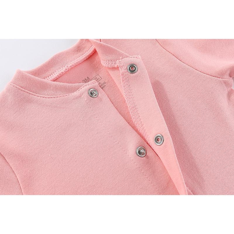 KIDDIEZOOM 5 шт. для маленьких мальчиков и девочек, осенне-зимний комбинезон из 100% хлопка/шапка/нагрудник/перчатки, комбинезон для новорожденных с длинными рукавами