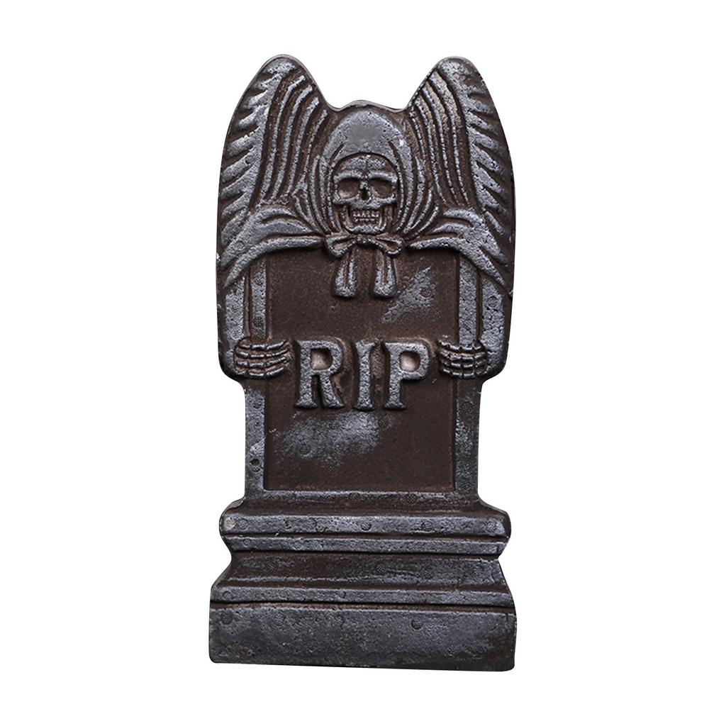 Mini RIP Tombstones Skulls DIY Cemetery Coffin Graveyard Miniature Halloween Decoration Fairy Garden Ornaments Accessories