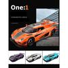 1/24 Koenigsegg ONE 1 Alloy Sports Car Model Diecasts Metal Racing Car Model High Simulation Sound and Light Childrens Toys Gift