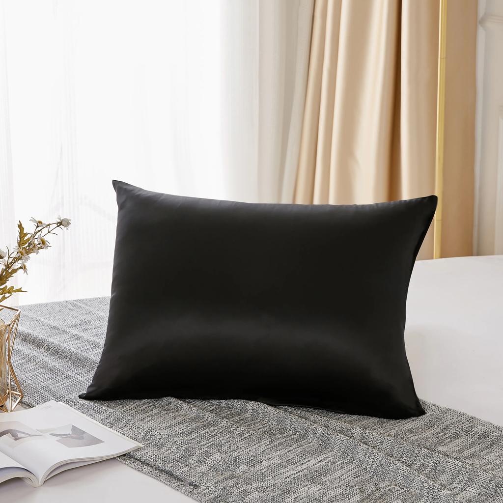 25 Momme Natural Mulberry Silk Pillowcase,Both Sided Pure Silk Pillow Cover Gifts for Women,Pure Silk Pillowcsae For Hair