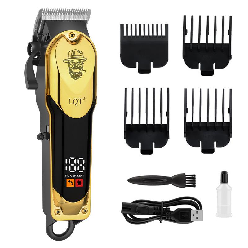 New multi-function hair clipper oil head electric clipper hair salon special shaving head electric clipper household carving hair trimming razor