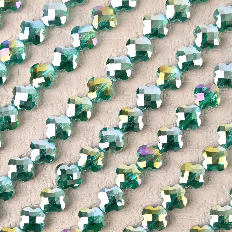 Гальванизированный четырехлистный клевер шерпа бисерные аксессуары для изготовления ожерелий своими руками