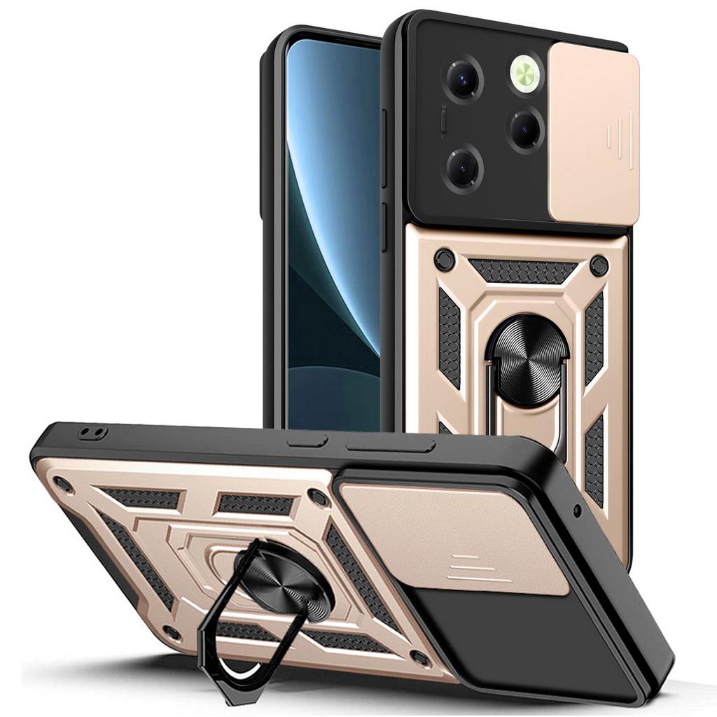 Защитный чехол для камеры Infinix Hot 40 Pro 40i 30 30i Hot 20 Play 12 11S NFC INFINIX Zero 30 5G Armor Hybrid Ring, задняя крышка