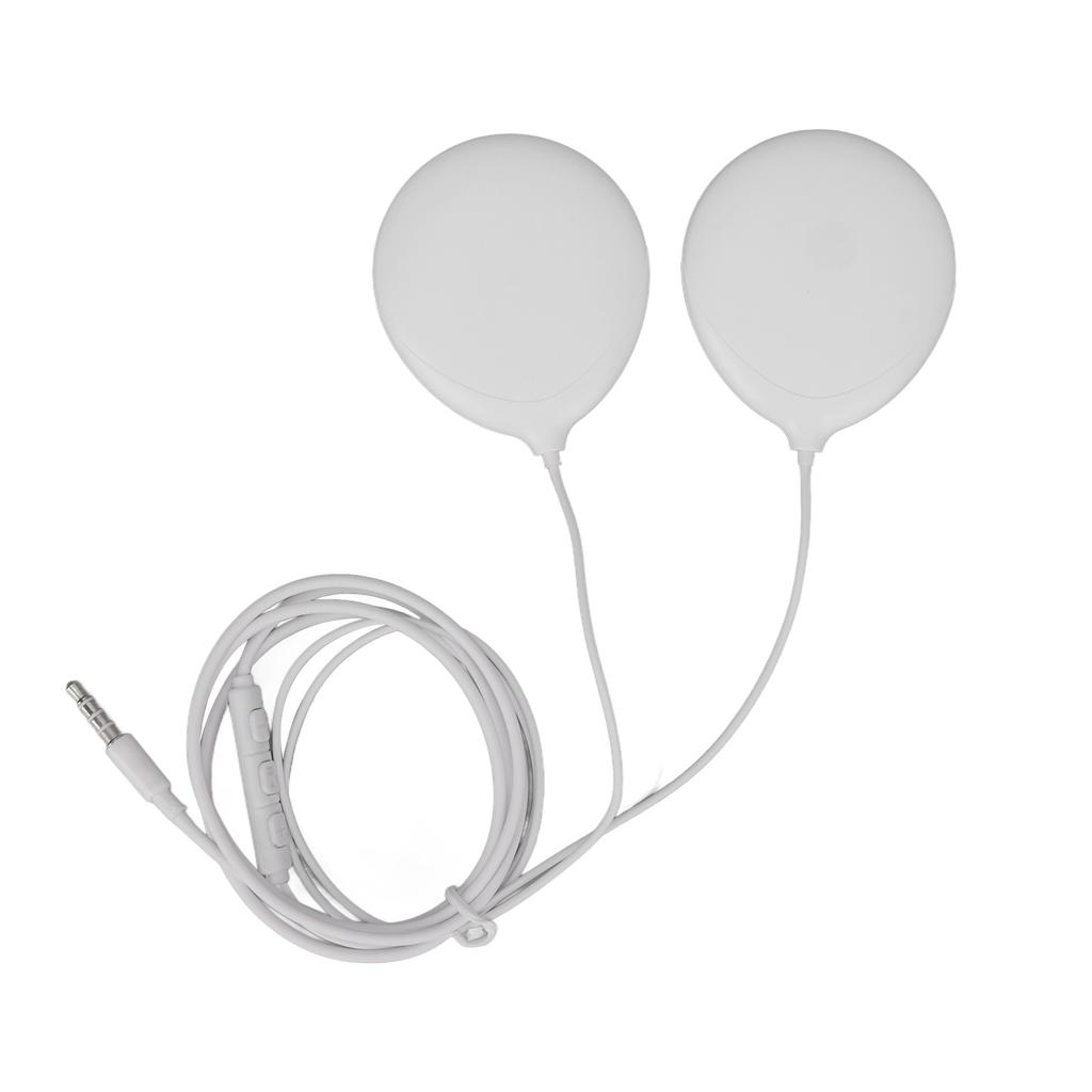 Pregnancy Headset Prenatal Belly Speaker with Splitter 12 Stickers Compatible with Type-C Devices 3.5mm Gift for Pregnant Woman White
