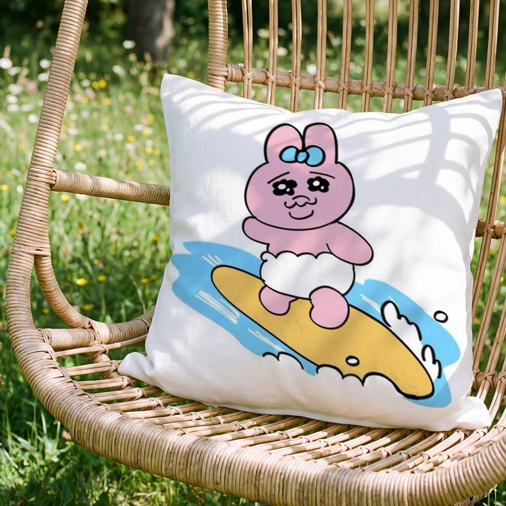 Fashion OOpanchu Usagier Cushion Cover Versatile DoubleSided Pillow Case Fit for Sofa Bed Car Daily Decor