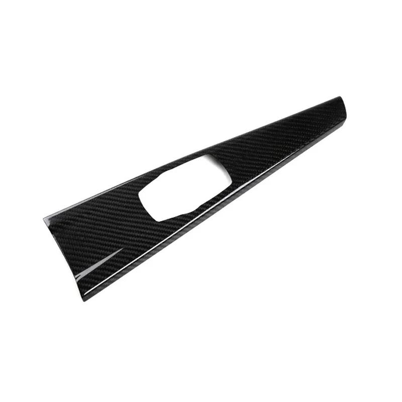 Carbon Fiber Internal Shift Knob Cover For BMW F30 F32 F34 F36 Multimedia Button Panel Decorative Sticker Accessories