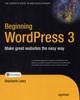 Книга Beginning WordPress 3