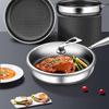 316 Stainless Steel Pan Non Stick Frying Pan Frying Pan Uncoated Induction Cooker Gas Universal