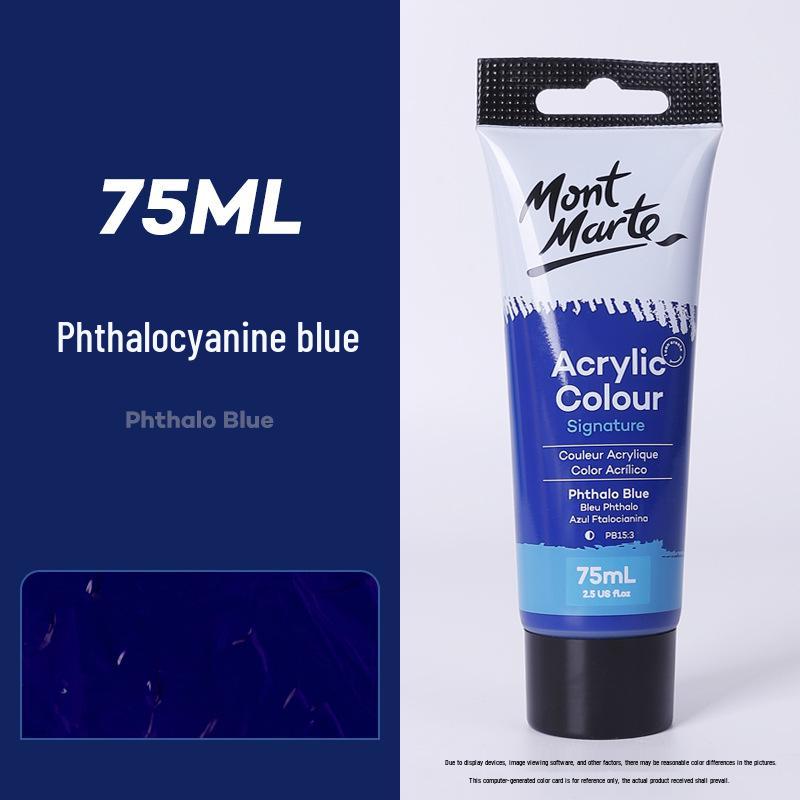 Montmartre 75ml Waterproof Non-Fading Acrylic Paint Set: Perfect for Children’s Textiles and Art Projects, Sunscreen Formula