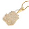 80s BABY Punk Style Hip Hop Necklace - Full Zircon Letter Pendant Jewelry