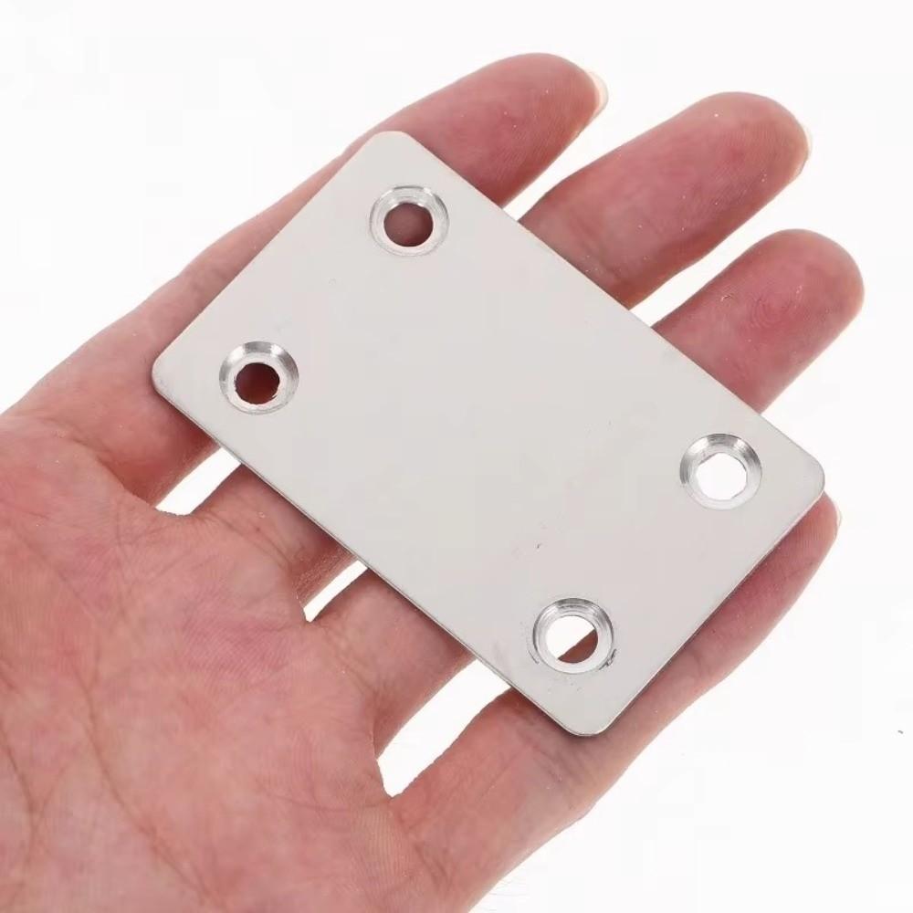 1/4Pcs Stainless Steel Fixing Corner Brackets 1.5mm/0.06'' Quick Links Durable Iron Plate Chair