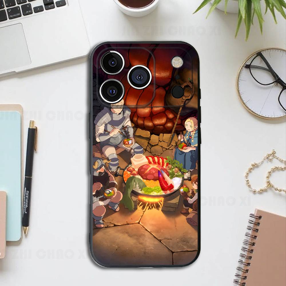 Cute Anime D-Delicious in D-Dungeon Silicone Phone Case For IPhone 17 16 15 14 13 12 11 X XS Plus Pro Max Shockproof Soft Cover