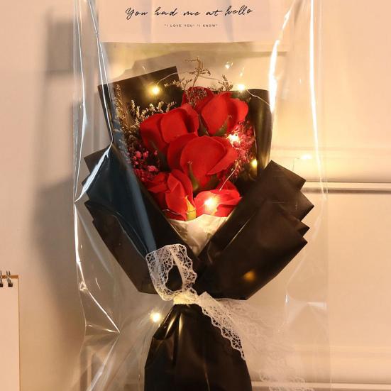 Красивый цветок-симулятор с сумкой, теплый свет, подарки ко Дню матери