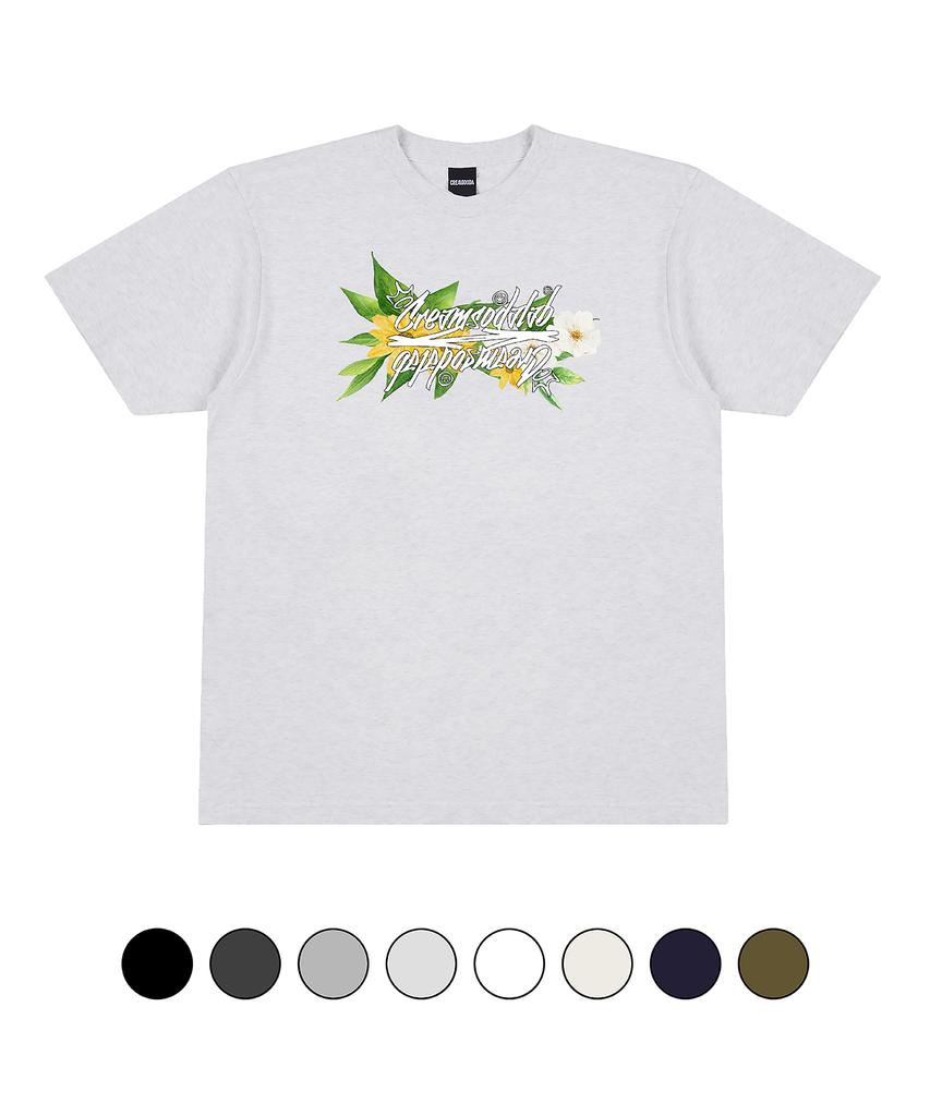 CREAM SODA LAB Crsdel Fantasy Flower Short Sleeve T-Shirt (Type A)