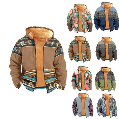 Мужское бархатное пальто с длинным рукавом и карманом Fashion Plus