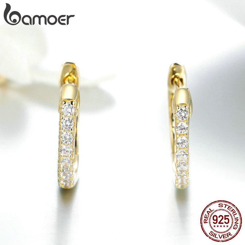 BAMOER серьги из 925 стерлингового серебра