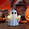 Halloween Night Light USB Rechargeable Ghost Bedroom NightLight  Spooky Ambient Lighting Resin Wall Lamp Decorative for Indoor