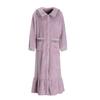 Women Flannel Pajamas Kimono Robe Autumn Winter New Warm Velour Bathrobe Soft Solid Female Sleepwear Soft Homewear Clothes