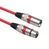 6 шт., 1,5 м, набор кабелей XLR, красочные микрофонные кабели, световой кабель для сцены DMX, 3-контактный разъем «папа-мама» для звука