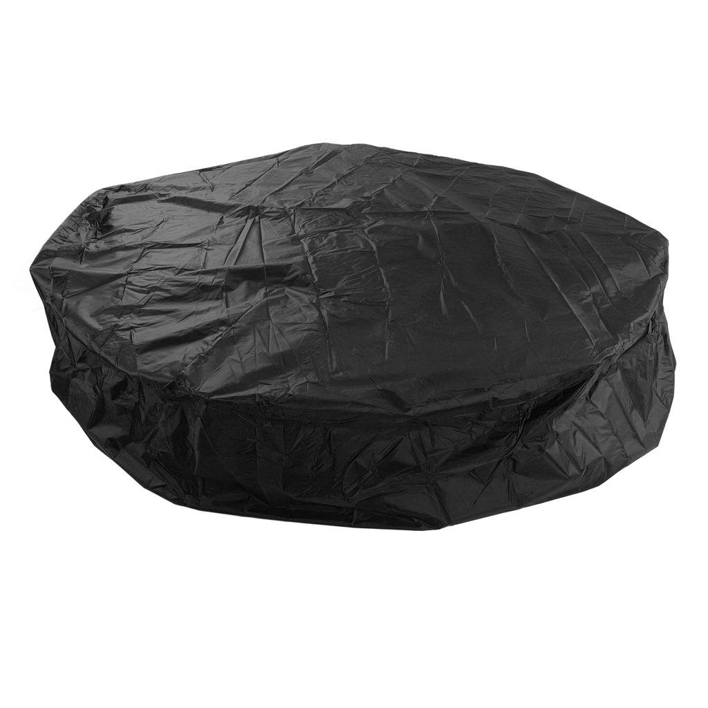 Чехлы для уличной мебели, чехлы для круглой ванны, 190, серебристая полиэстеровая тафта, водонепроницаемая гидромассажная ванна