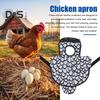 Chicken Saddle for Hens Printed Chicken Aprons with Adjustable Strap Chicken Vest Jacket Clothes for Poultry Back Feather Protection