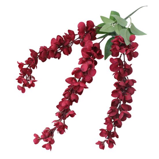 Искусственные подвесные цветы, реалистичные поддельные цветы, лозы, устойчивые к погодным условиям, искусственные цветы для подвесной корзины, арки, внутреннего и наружного украшения