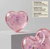 Heartshaped squishy squeeze toy, soft touch, nonsticky quick rebound cute and compact design portable palm toy, toys squishies