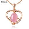 Женское ожерелье Lindon, кулон из медного сплава, циркон, модный подарок