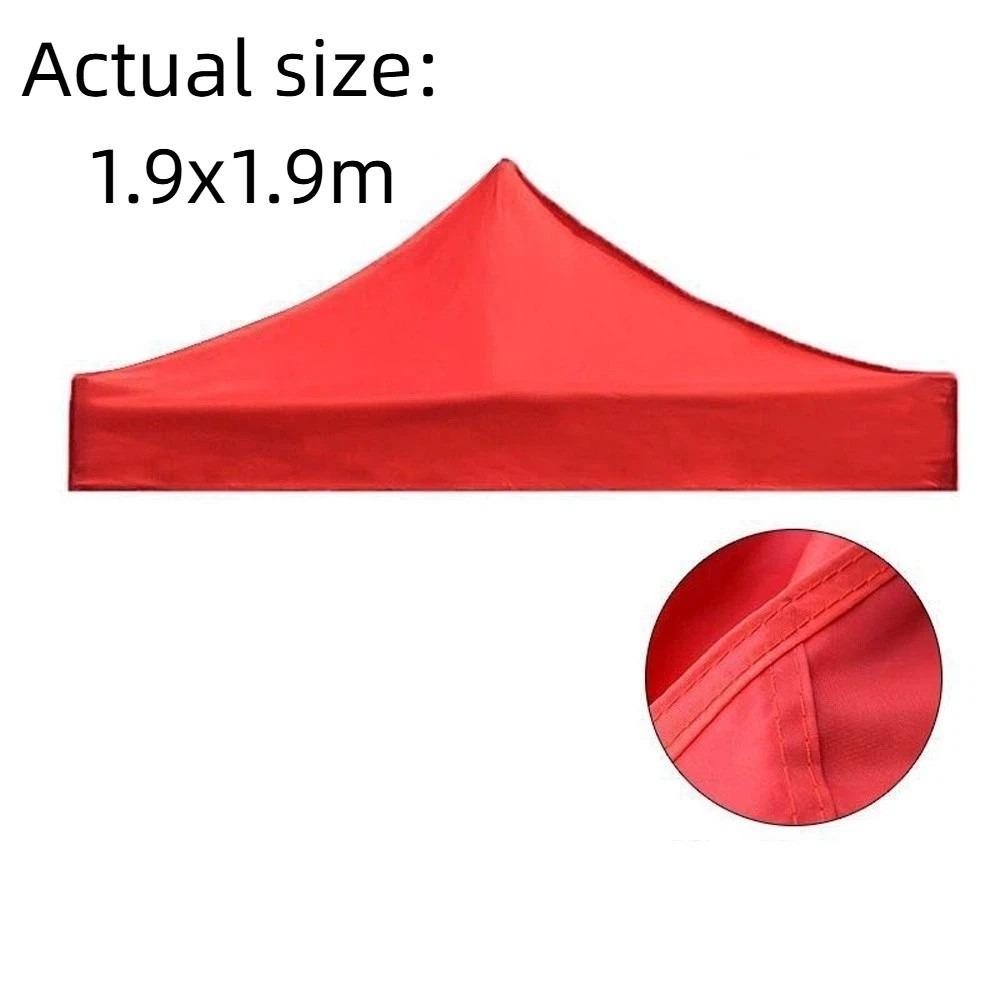 420D Oxford Cloth Gazebo Top Cover Sun Blocking Waterproof Sunshade Cover Thick Reinforced Corner Foldable Tent Canopy