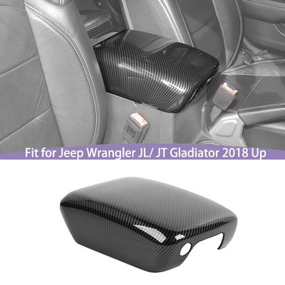 Подлокотник ABS декоративная панель декоративная крышка наклейка для Jeep Wrangler JL JT Gladiator 2018 Up аксессуары для салона автомобиля
