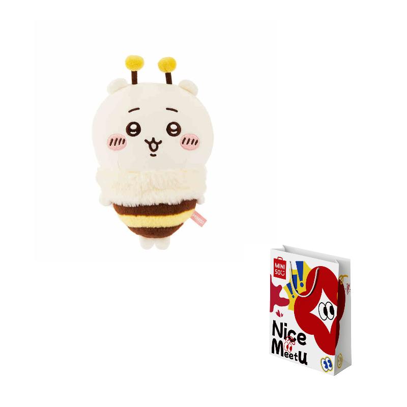 MINISO x Chiikawa Хачиварэ, Чиикава, Усаги Сезон Сакуры Пчелиные Куклы Плюшевая Кукла Трубы Высокая Кукла