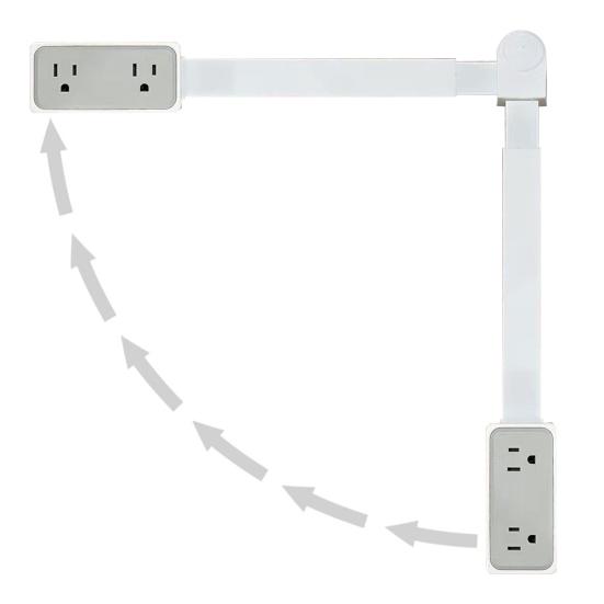 Расширитель розеток с портами USB-A и USB-C1, розетки переменного тока, удлинитель электрических розеток для зарядки нескольких устройств