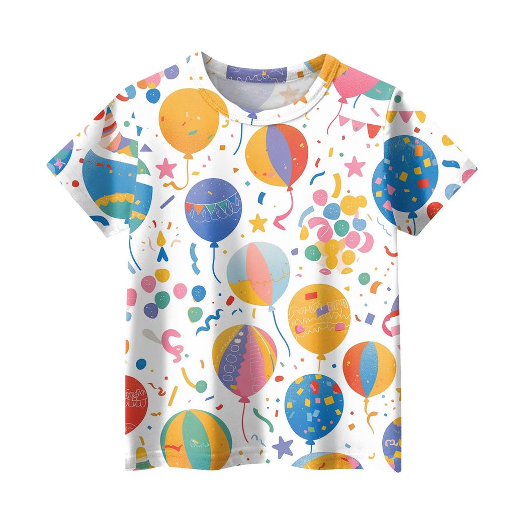 Футболки для малышей, девочек и мальчиков, детские футболки с короткими рукавами и принтом для мальчиков и девочек
