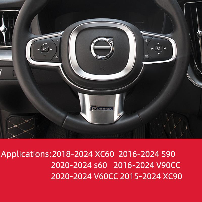 For Volvo S90XC60XC90V90V60S60 steering wheel decorative frame glitter interior decoration modification products