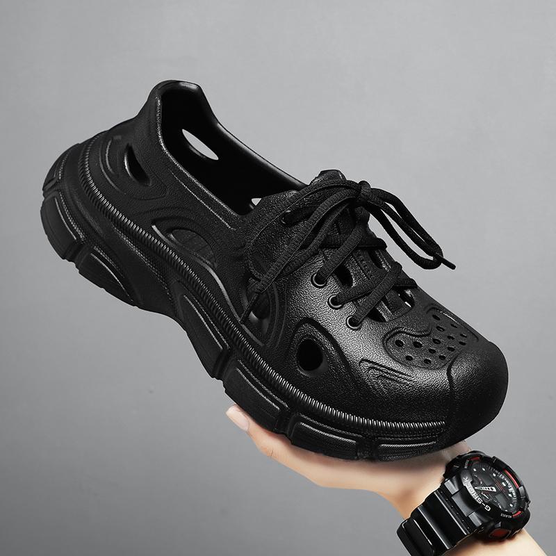 Мужская модная повседневная обувь, летние сандалии, мужская и женская спортивная обувь с перекрестными шнурками, нескользящие тапочки, мужские сандалии для улицы